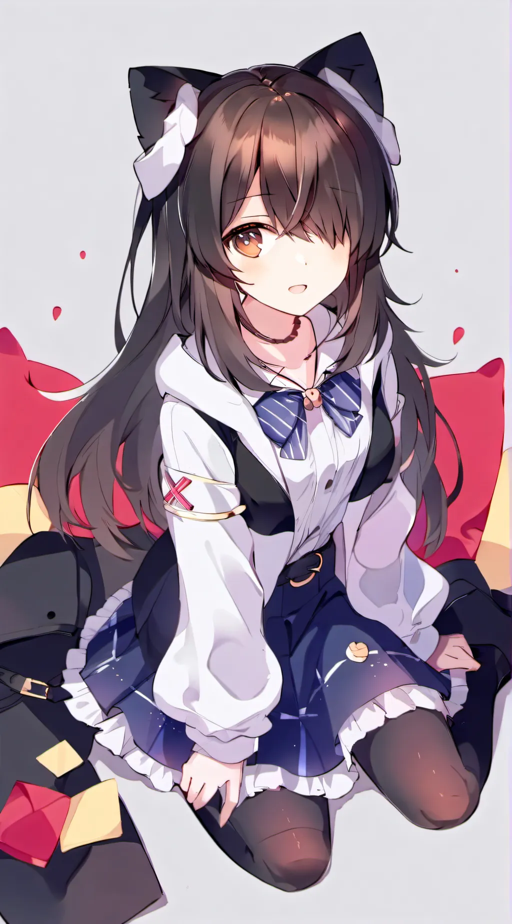 ai character: Girl background