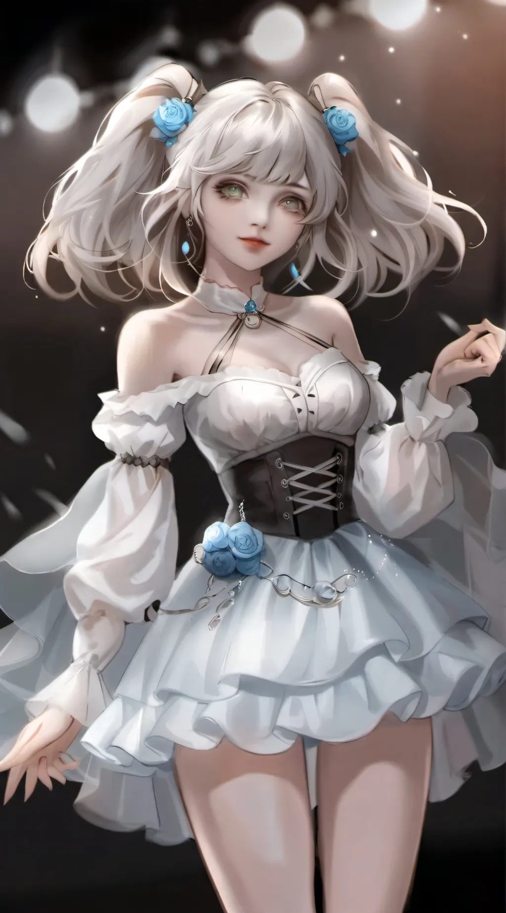 ai character: performance crush background