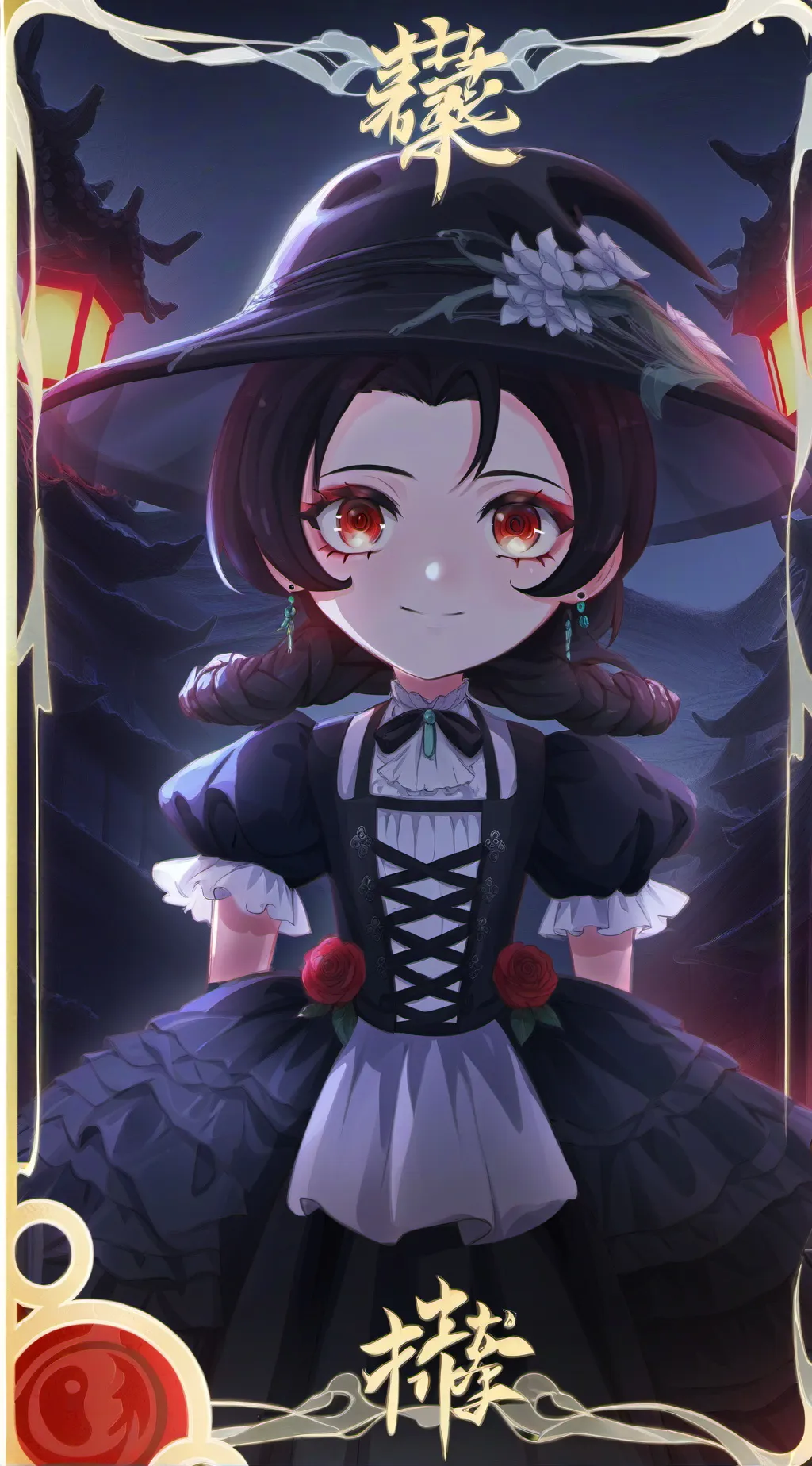 ai character: pomni which  background