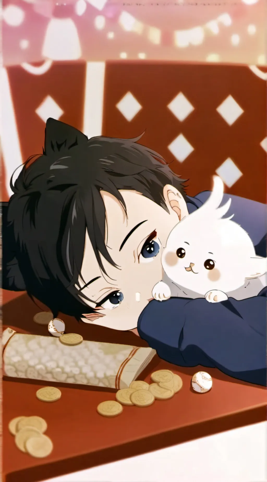 ai character: Kitty  background