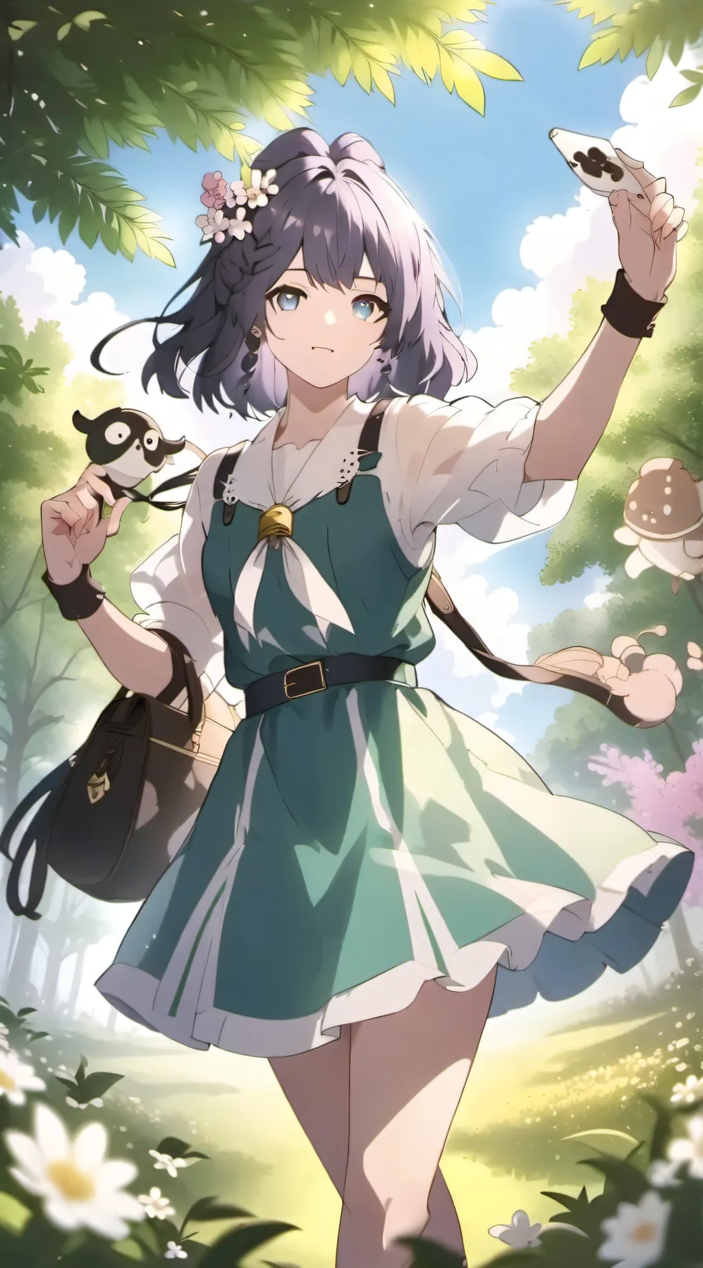 ai character: danna paola background