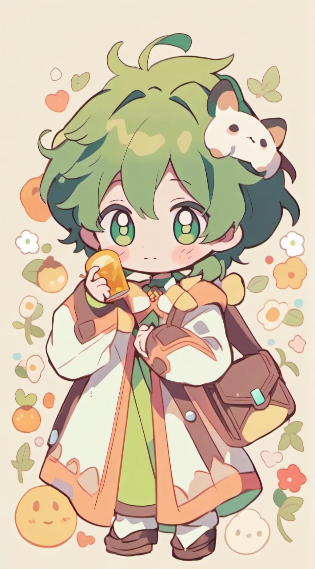 ai character: Deku background