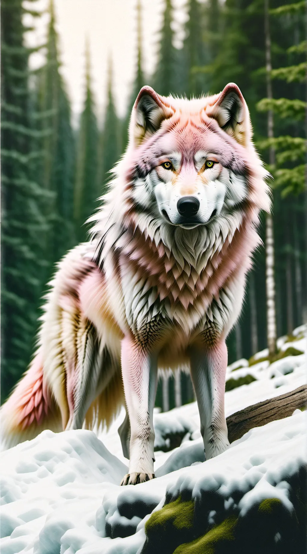 ai character: Love Fragment Wolf background