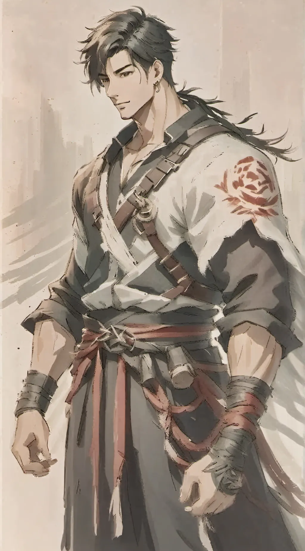 ai character: John  background