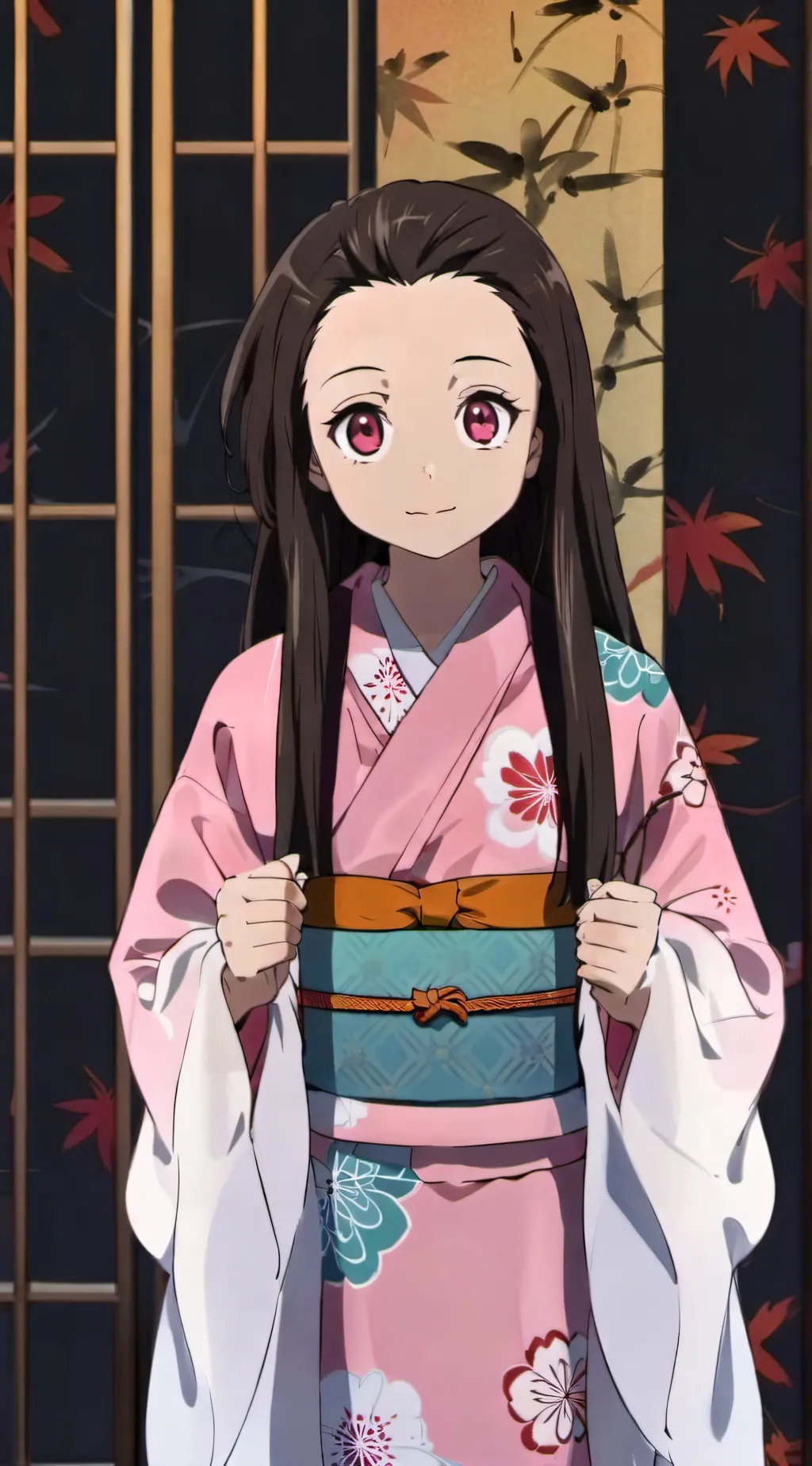 ai character: nezuko background