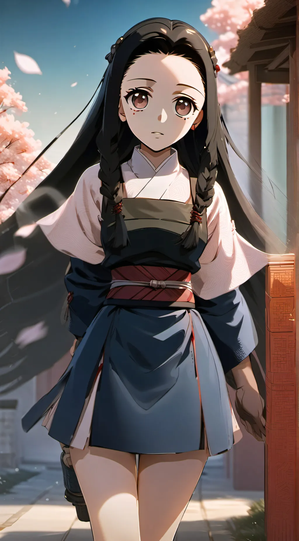 ai character: nezuko  background