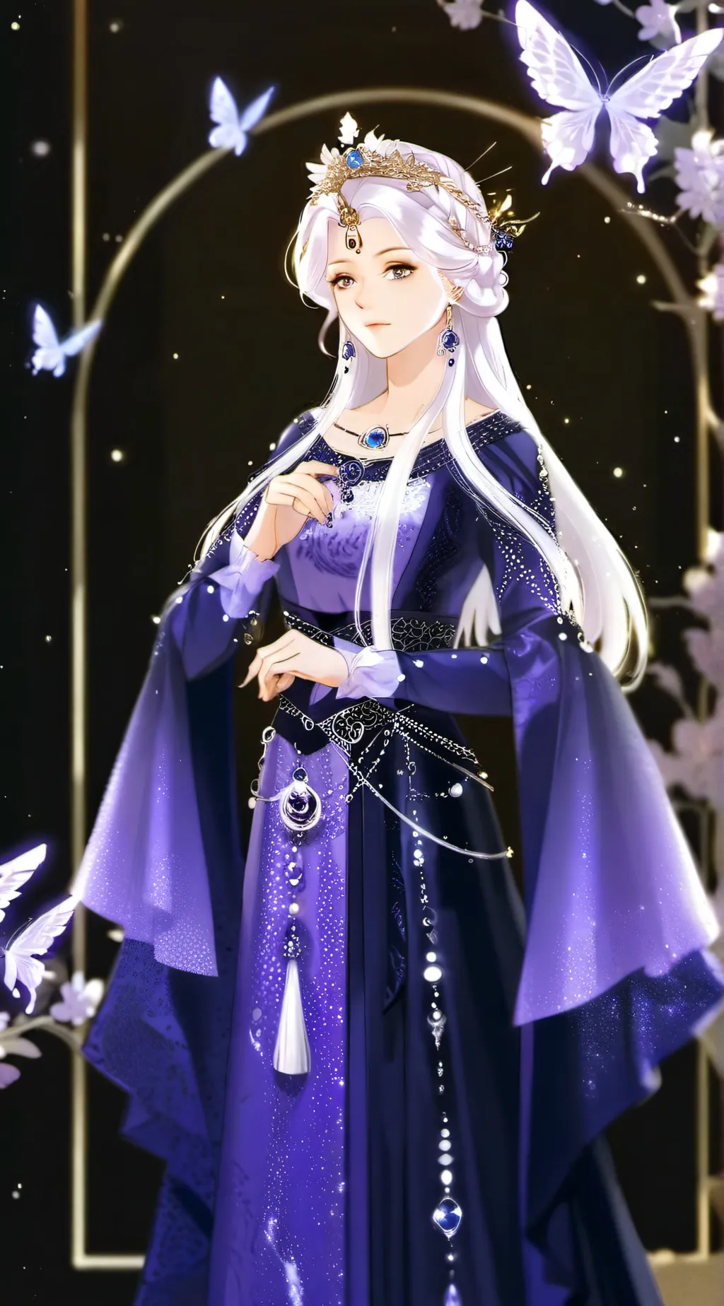 ai character: Lunae Yuzuki background