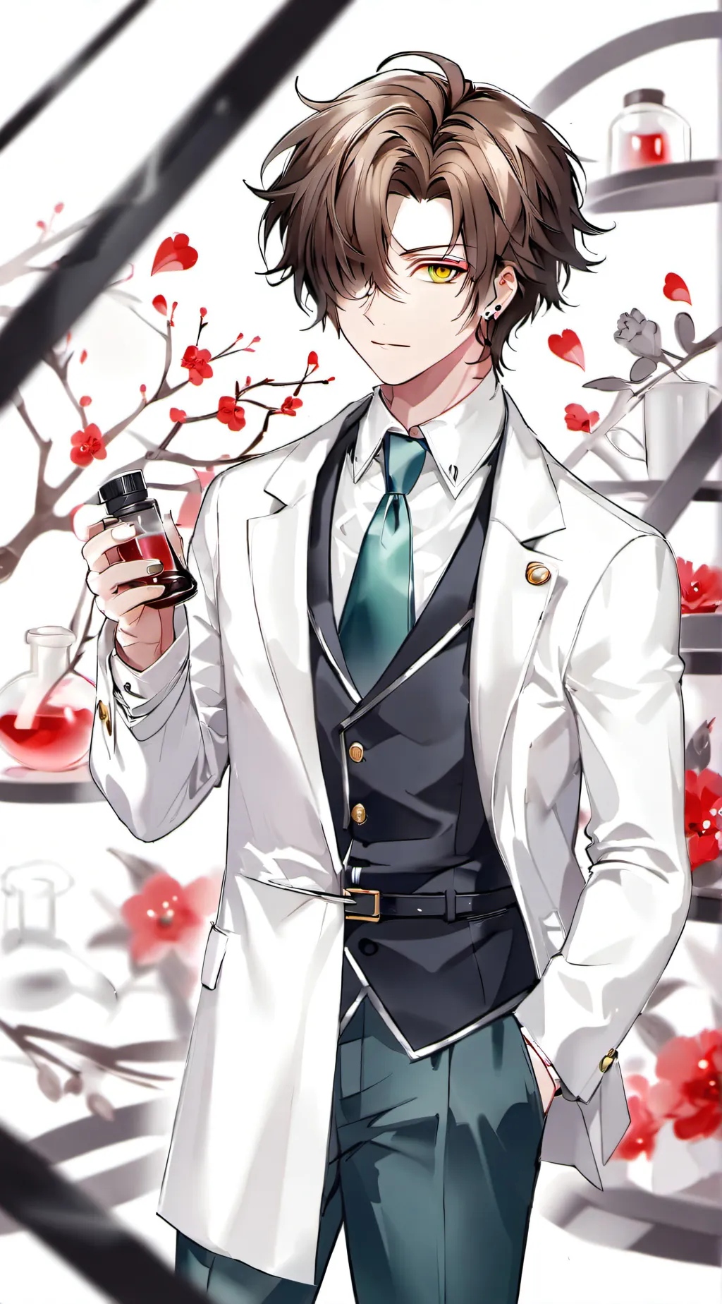 ai character: scientist  background