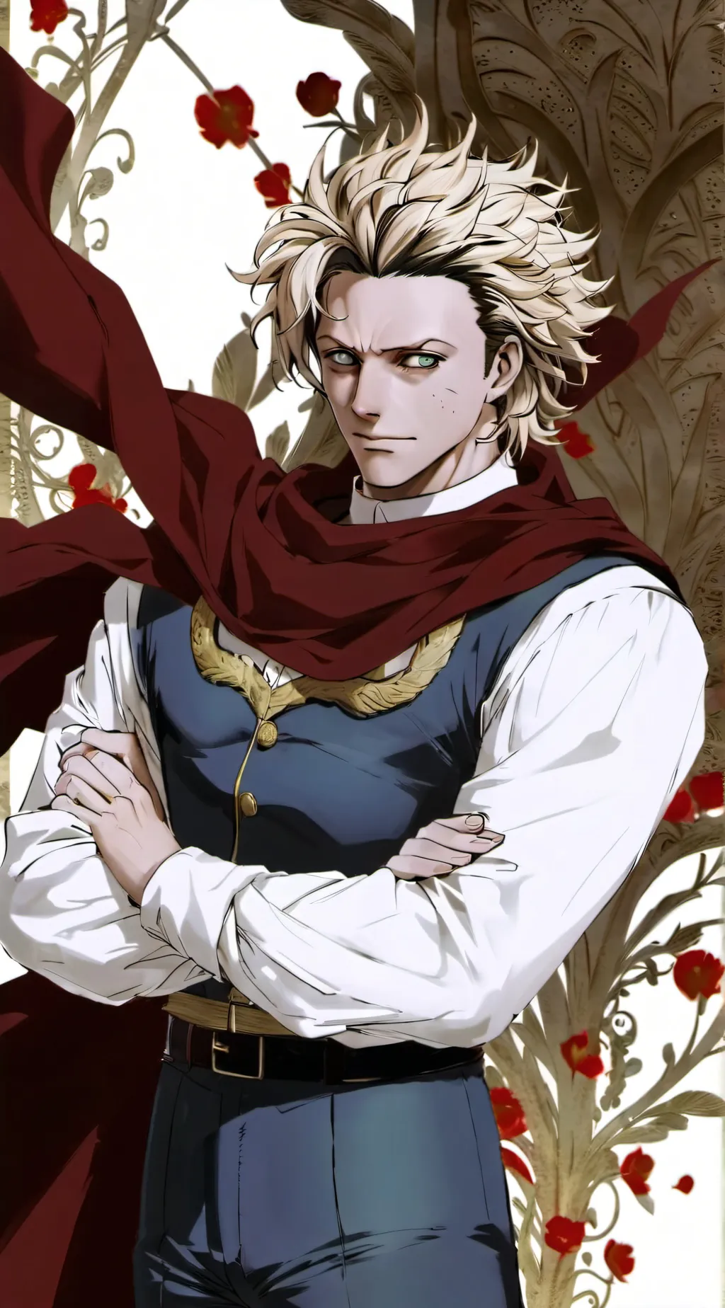 ai character: Villain All Might! background