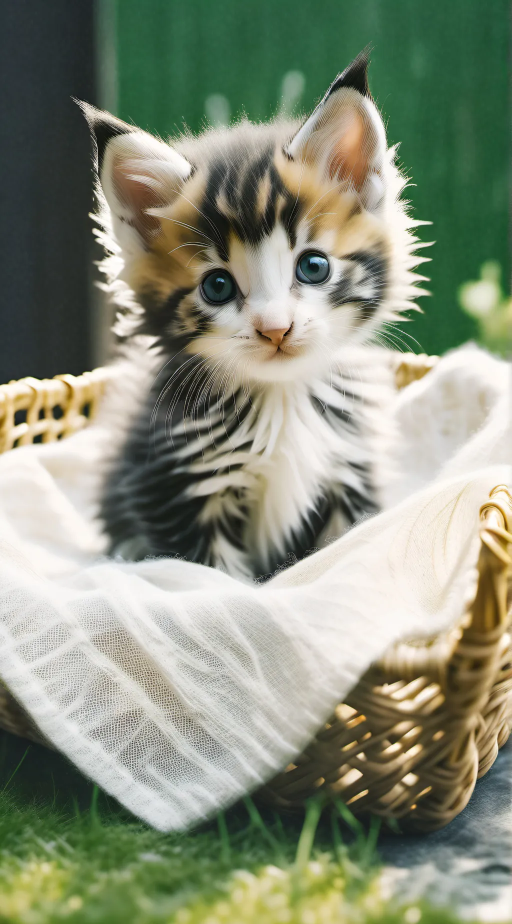 ai character: The kitten story background