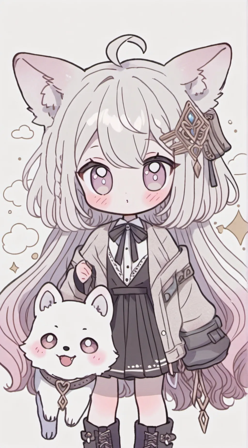 ai character: CHIBI MHA★ background