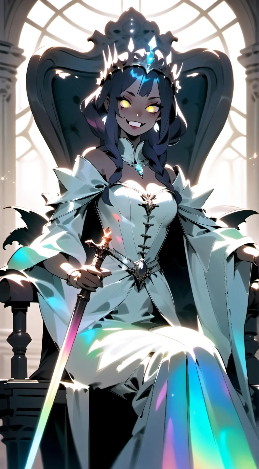 ai character: Luna background