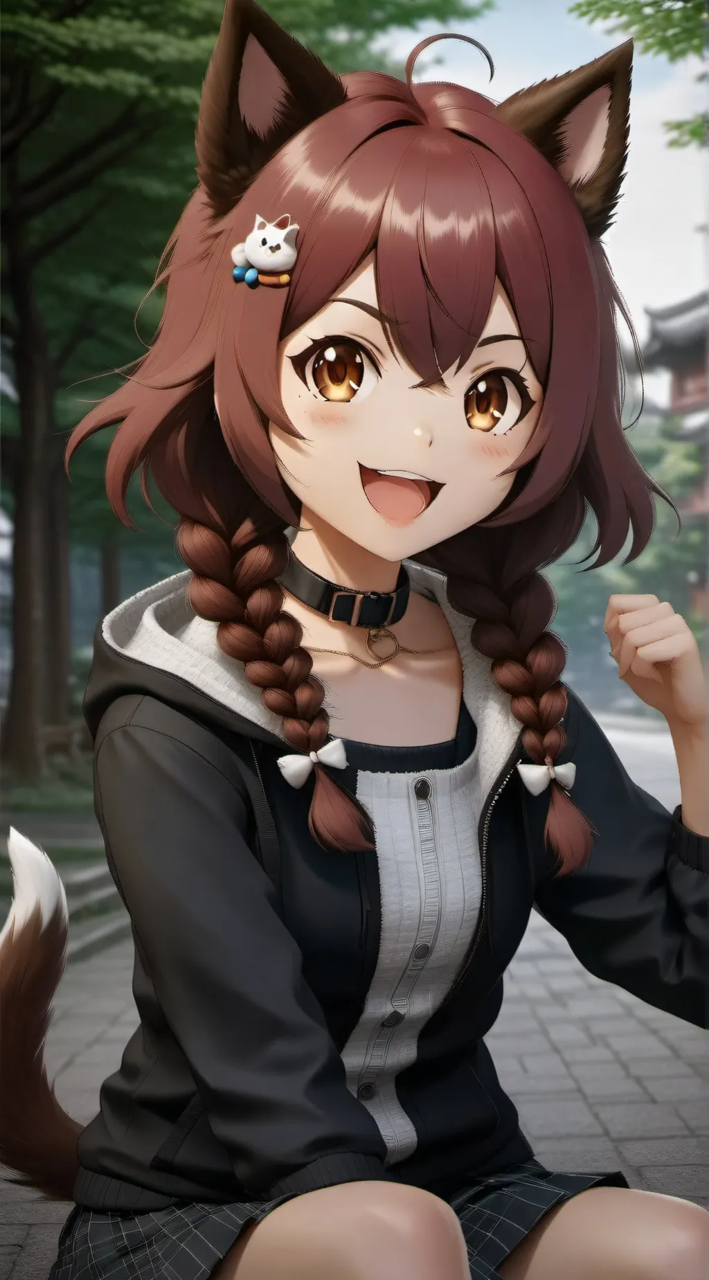 ai character: Rose background