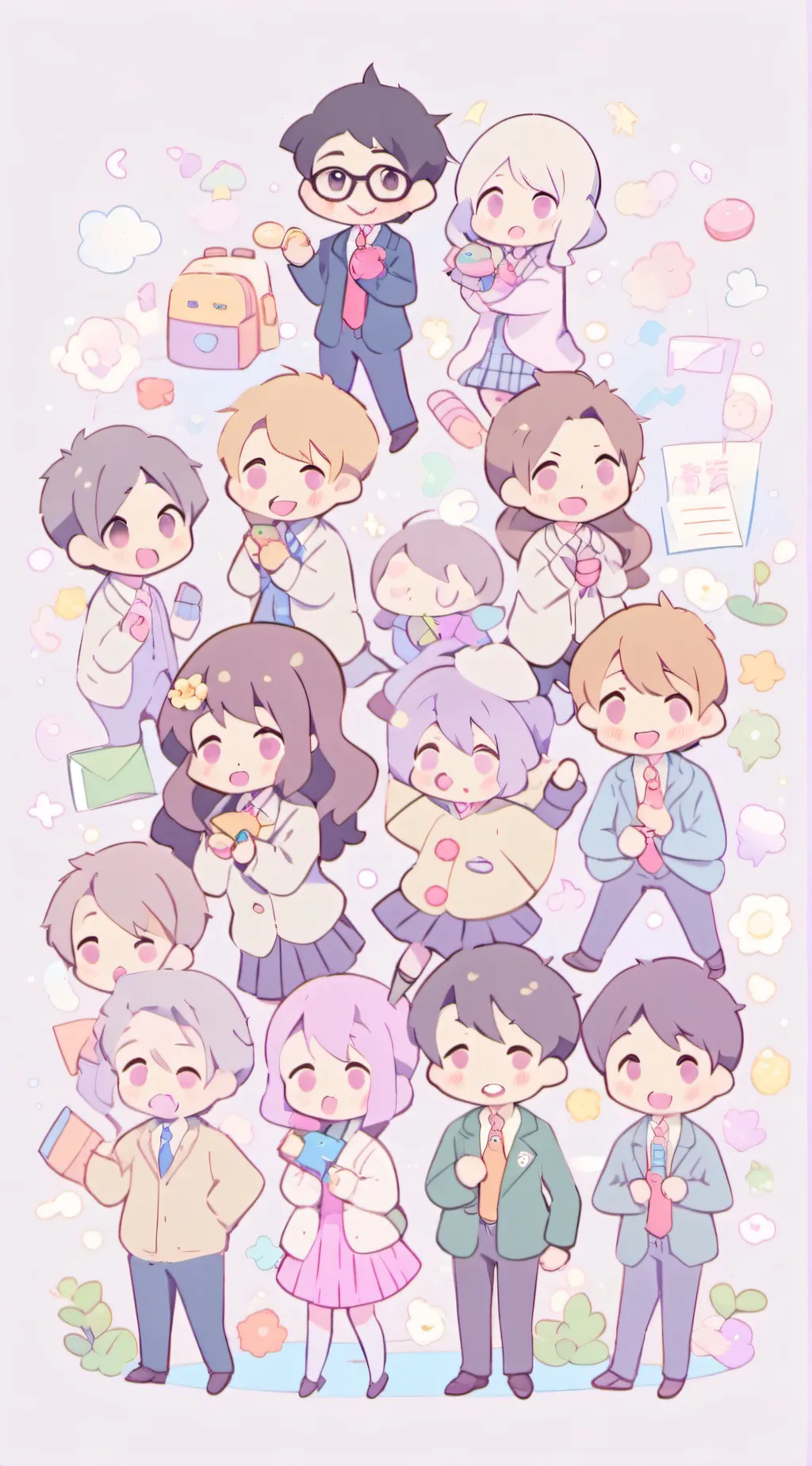 ai character: oc school background