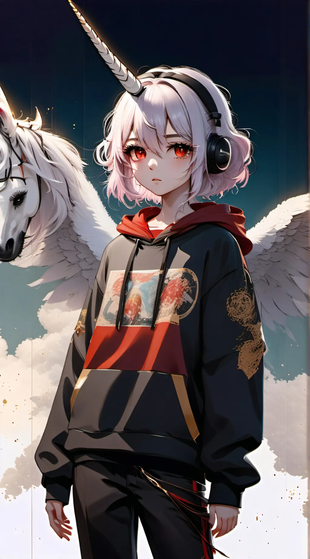 ai character: mha but hybrids  background