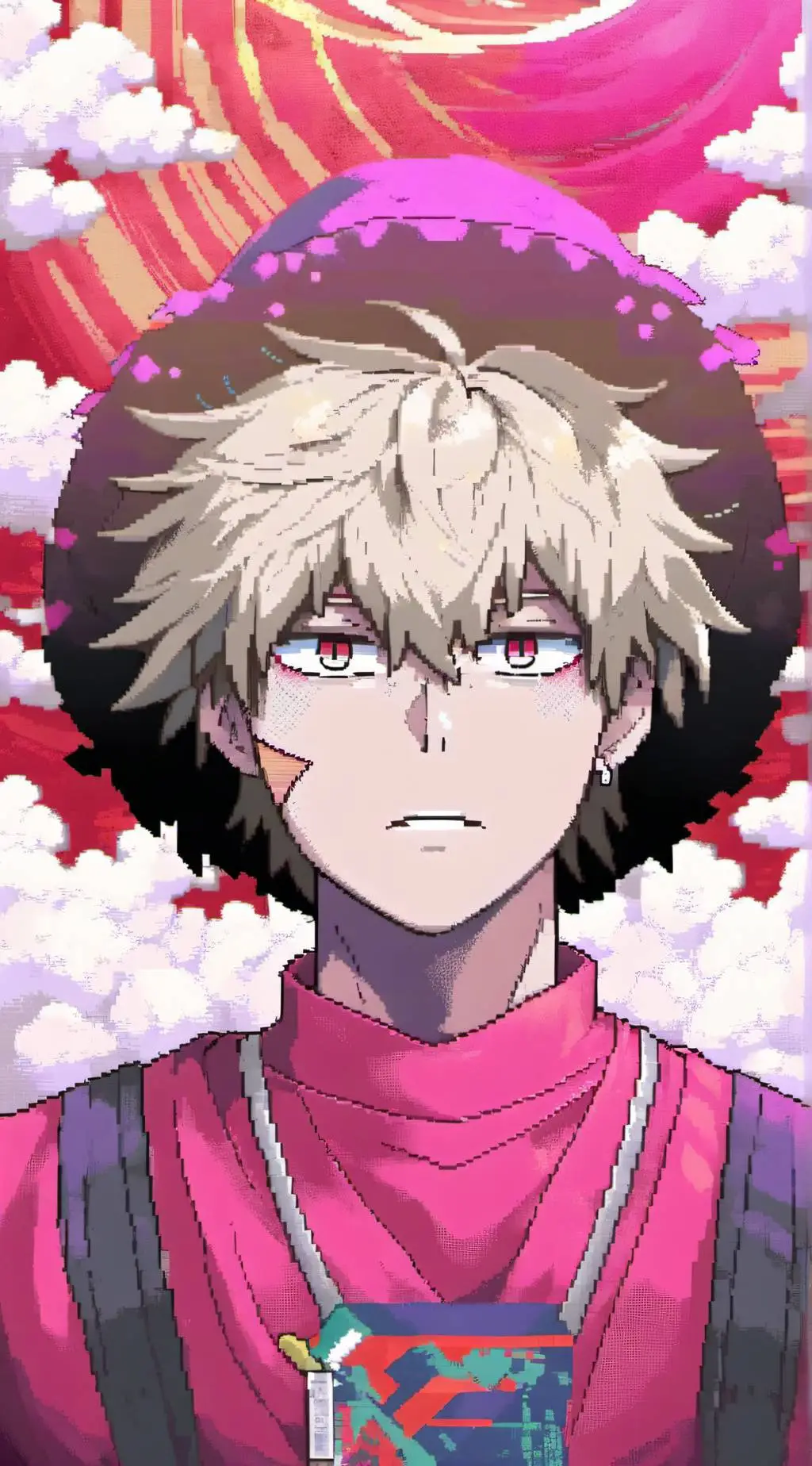 ai character: Bakugo  background