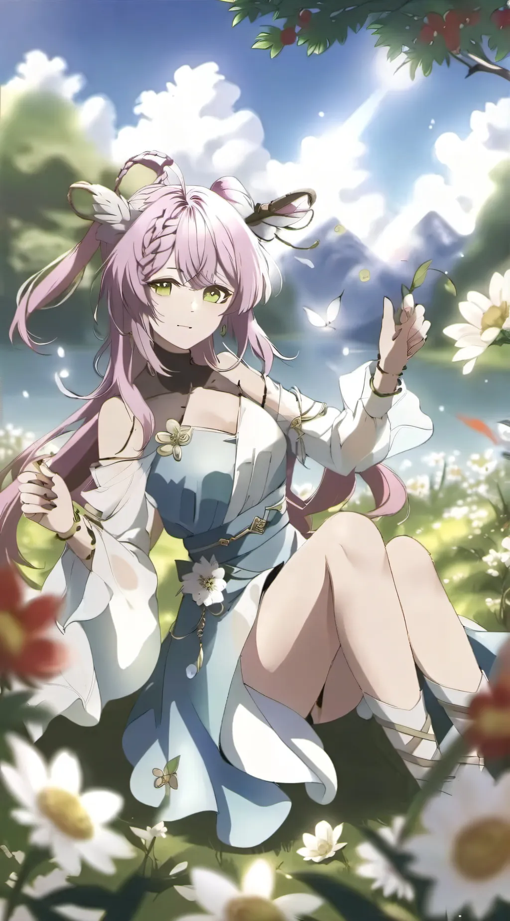 ai character: Eva  background