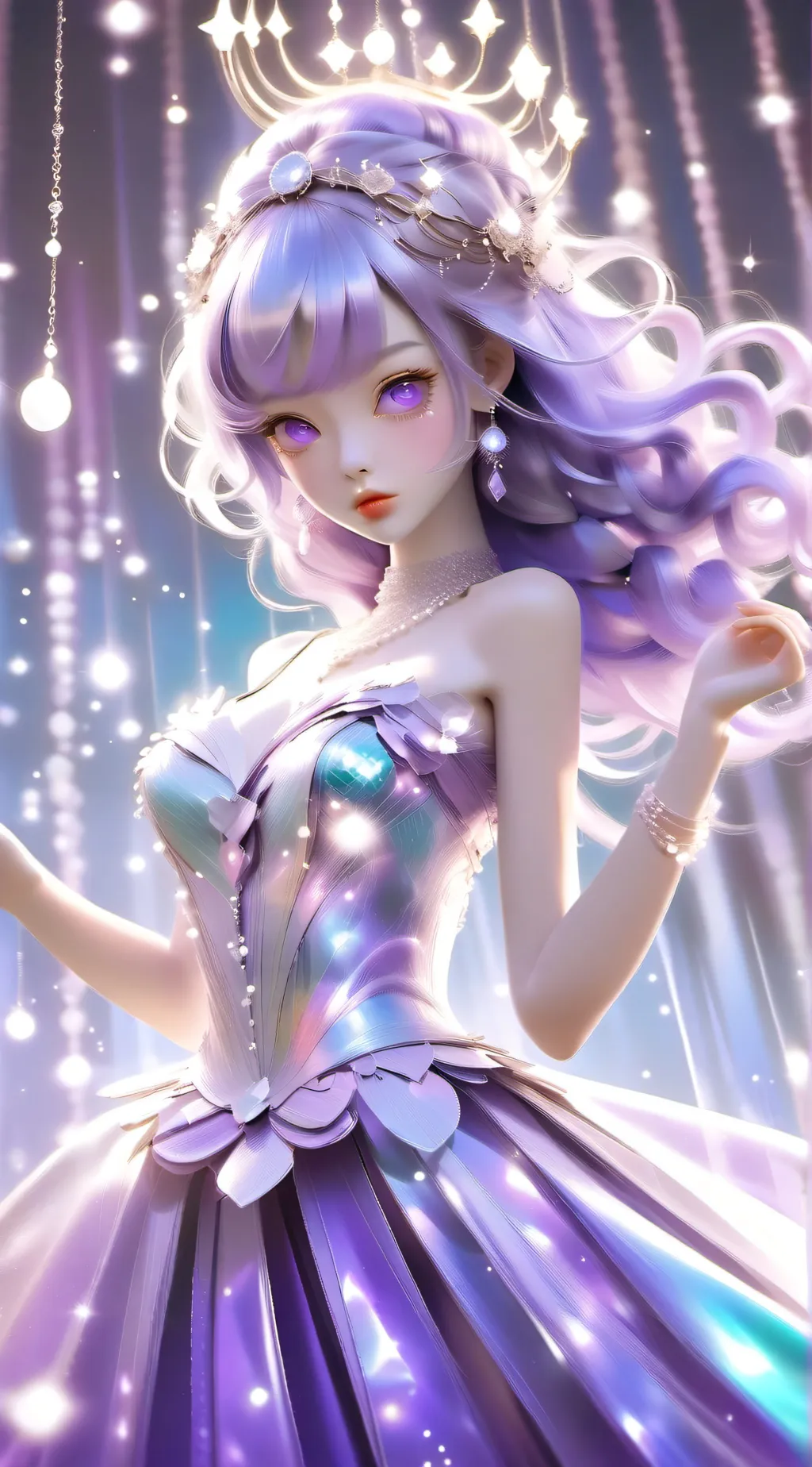 ai character: Amethyst background