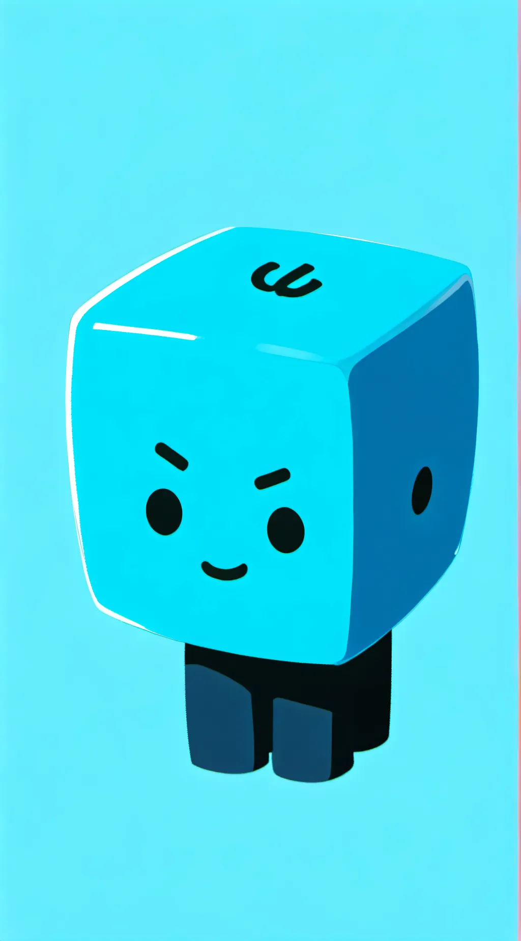 ai character: Blue Cube/Paul background