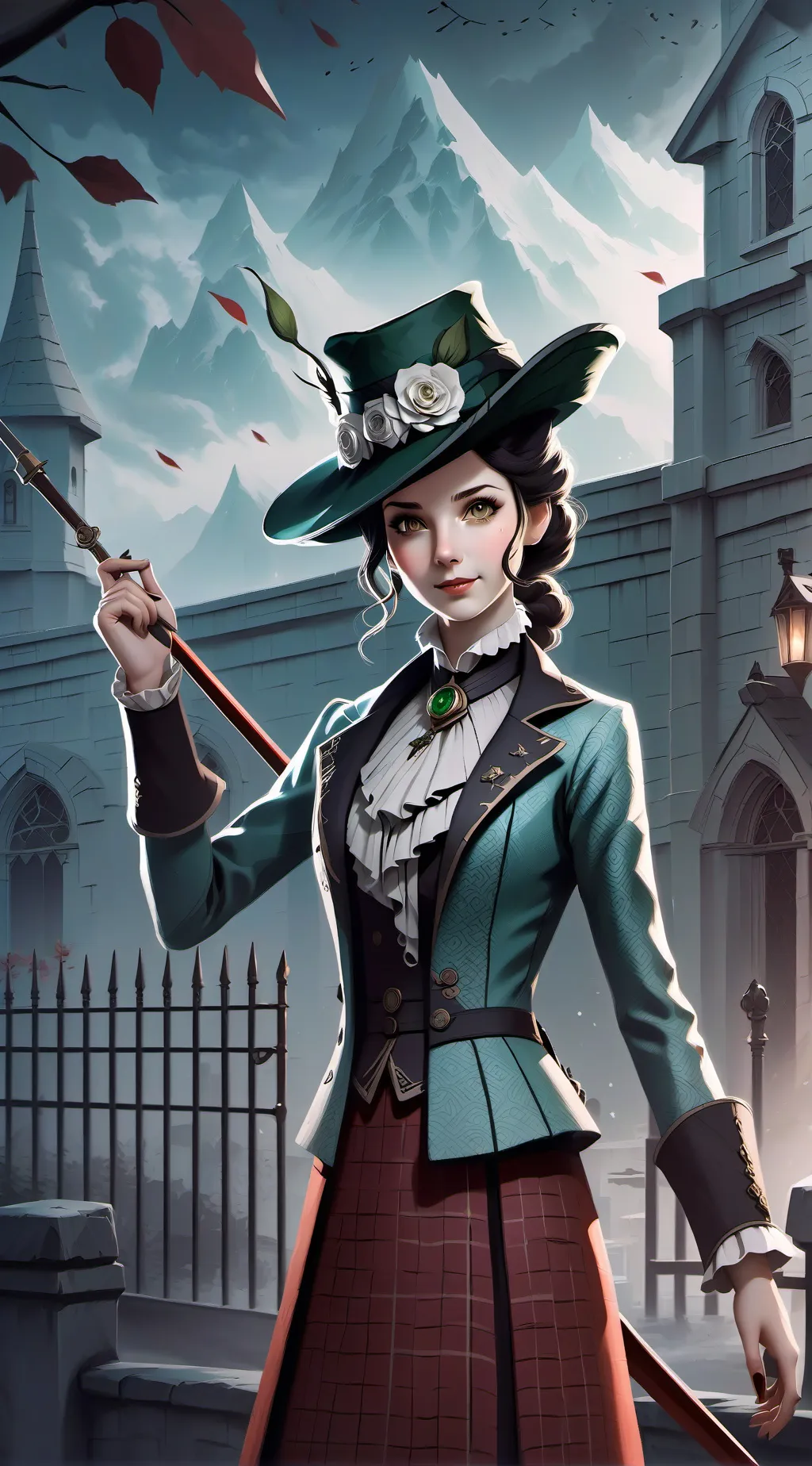 ai character: Hogwarts background