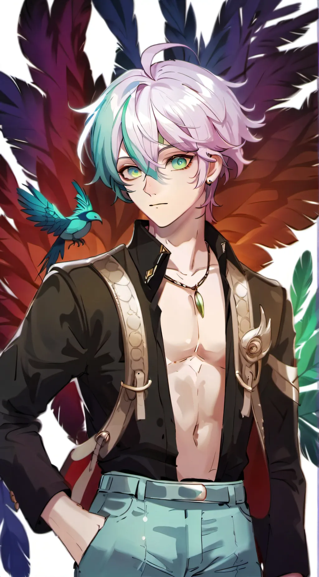 ai character: Pearl background