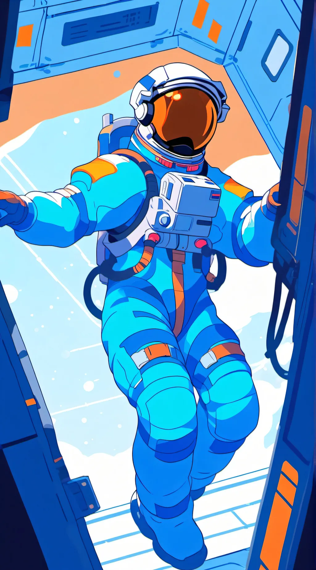 ai character: Lil dude background