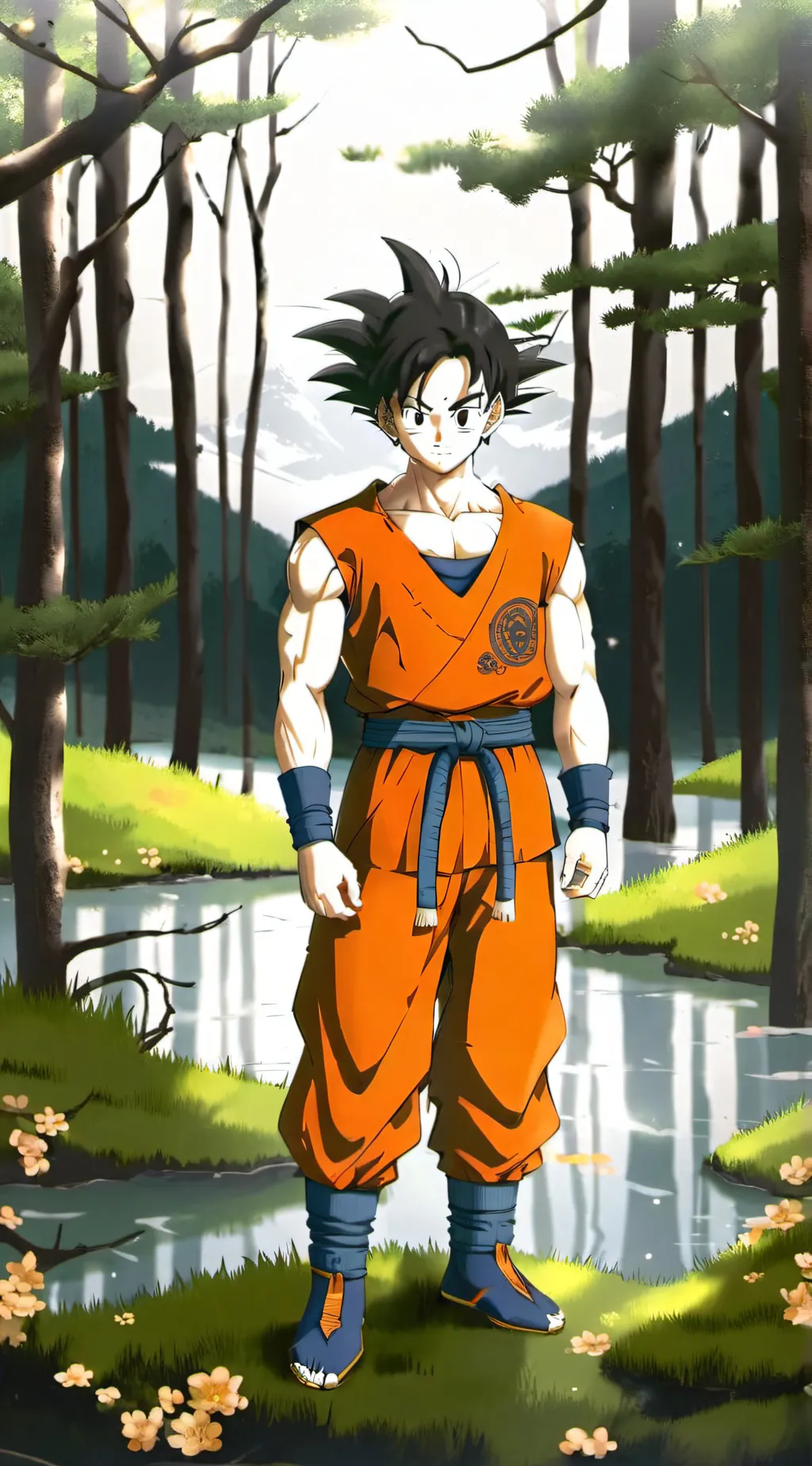 ai character: Goku background