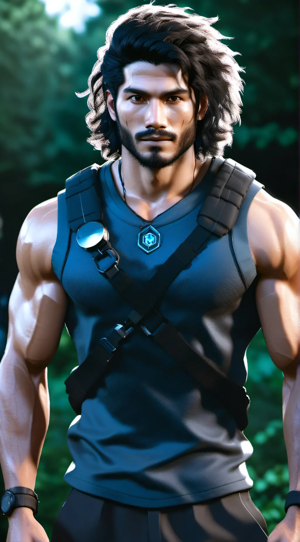 ai character: damione background