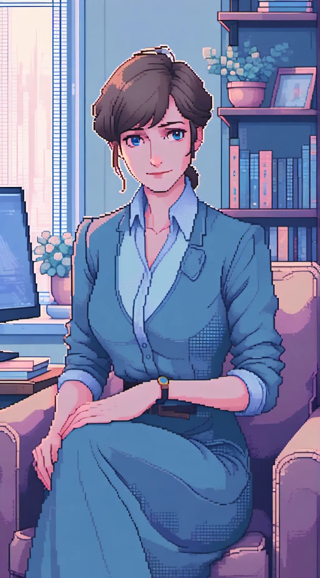 ai character: Helen Smith background