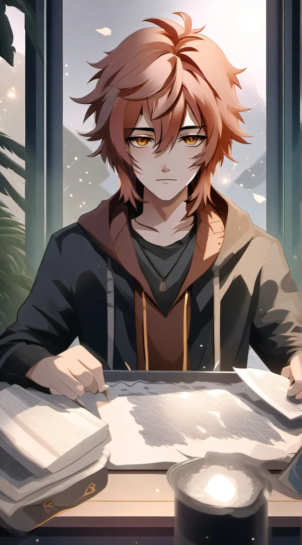 ai character: jay  background