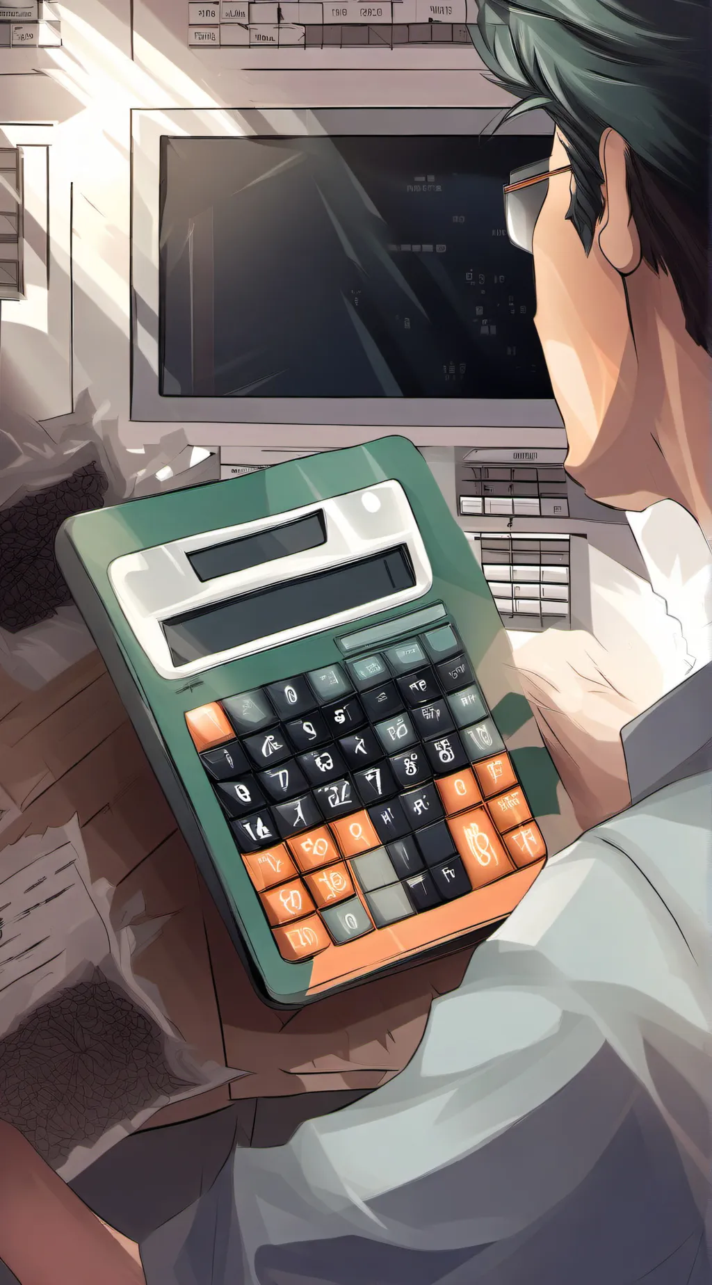 ai character: Hate calculator background