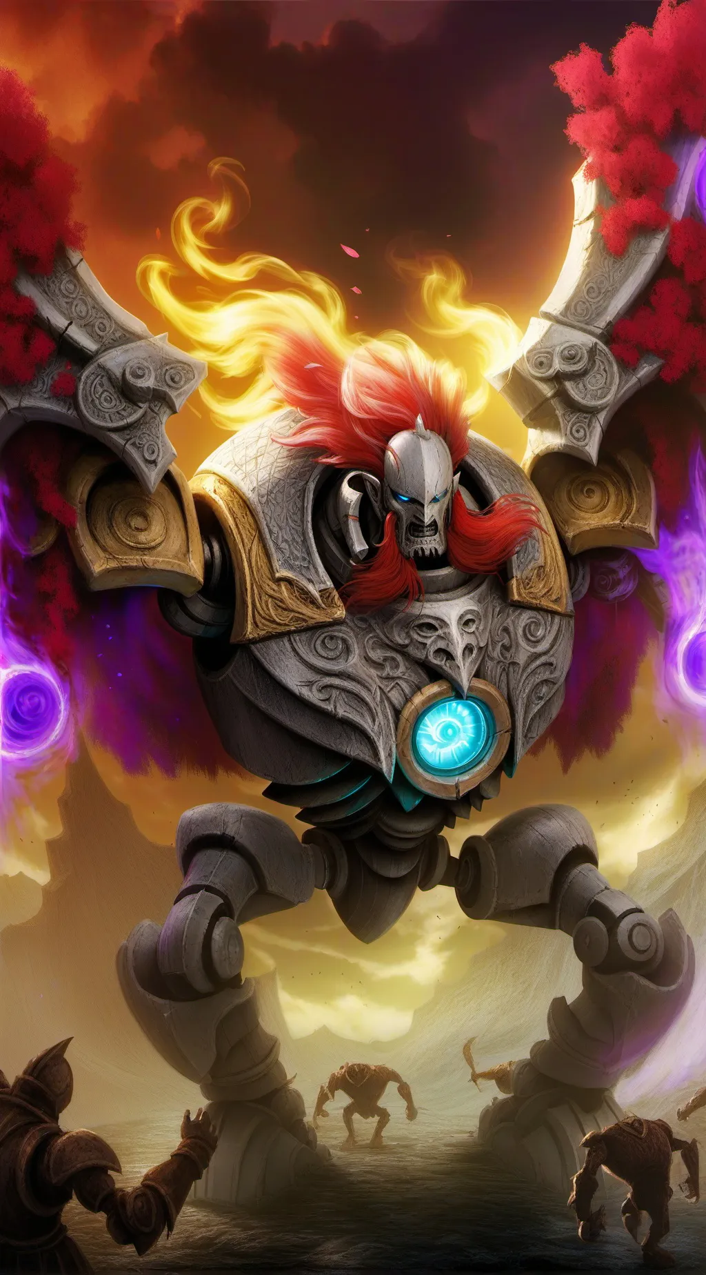 ai character: death the robot background