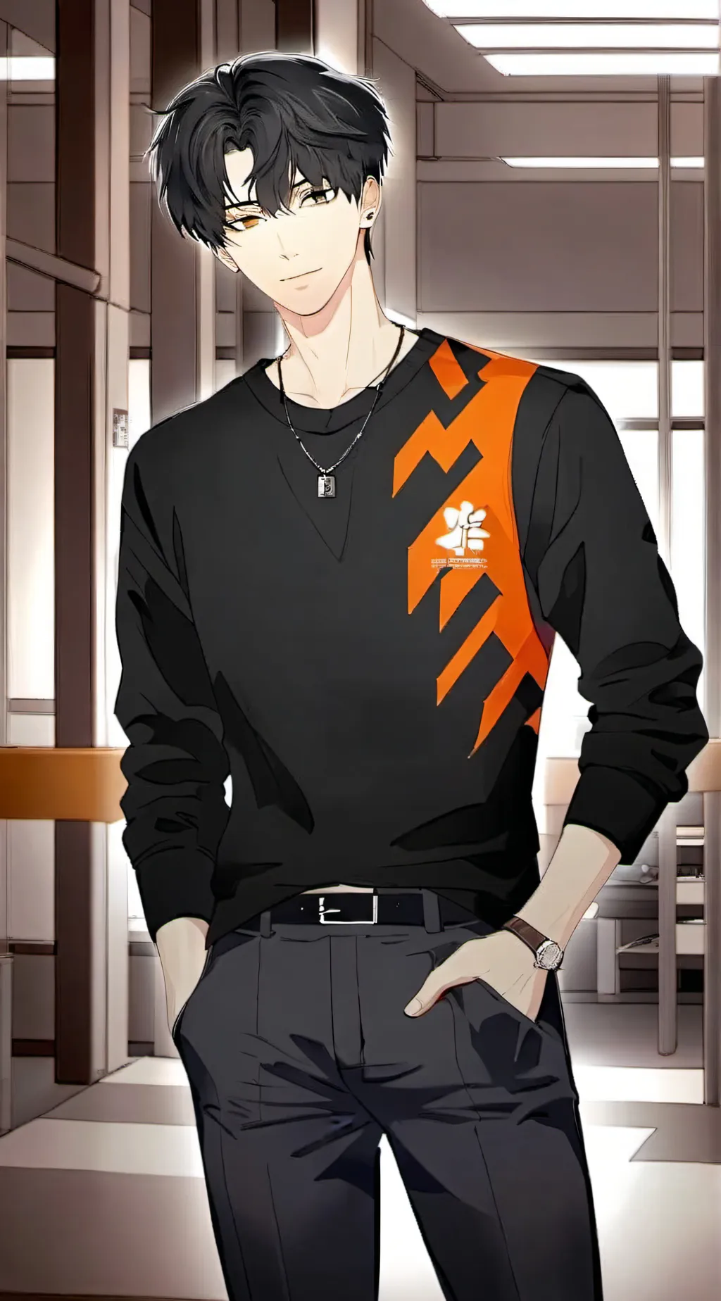 ai character: Evan background