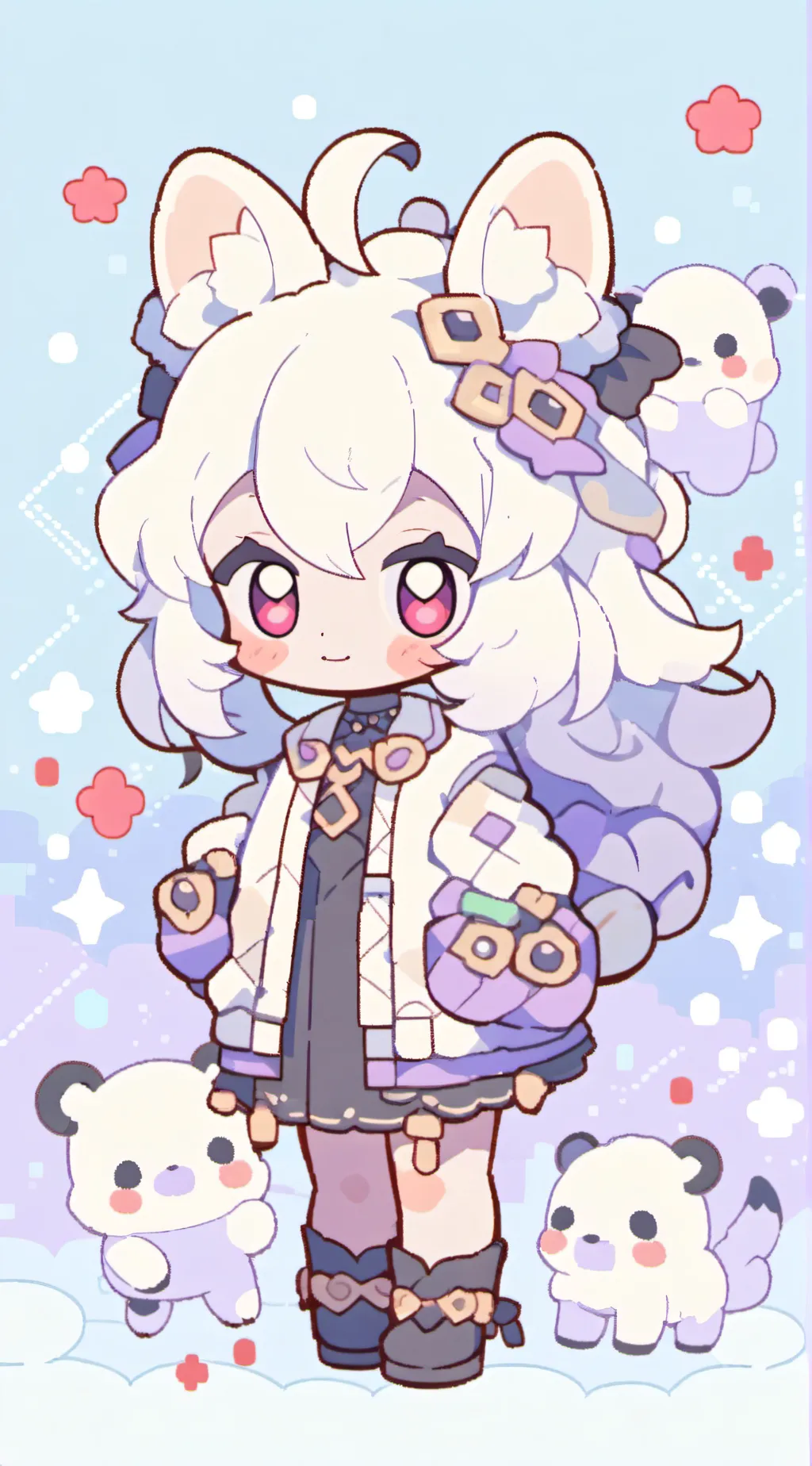 ai character: anika kit background