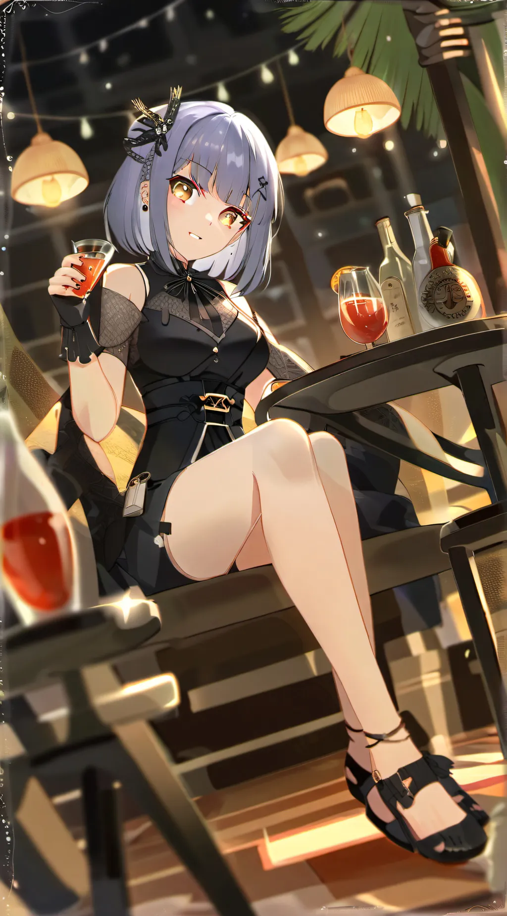 ai character: Lollipop background