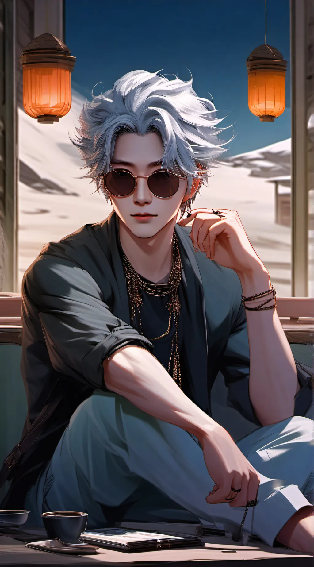 ai character: Gojo background