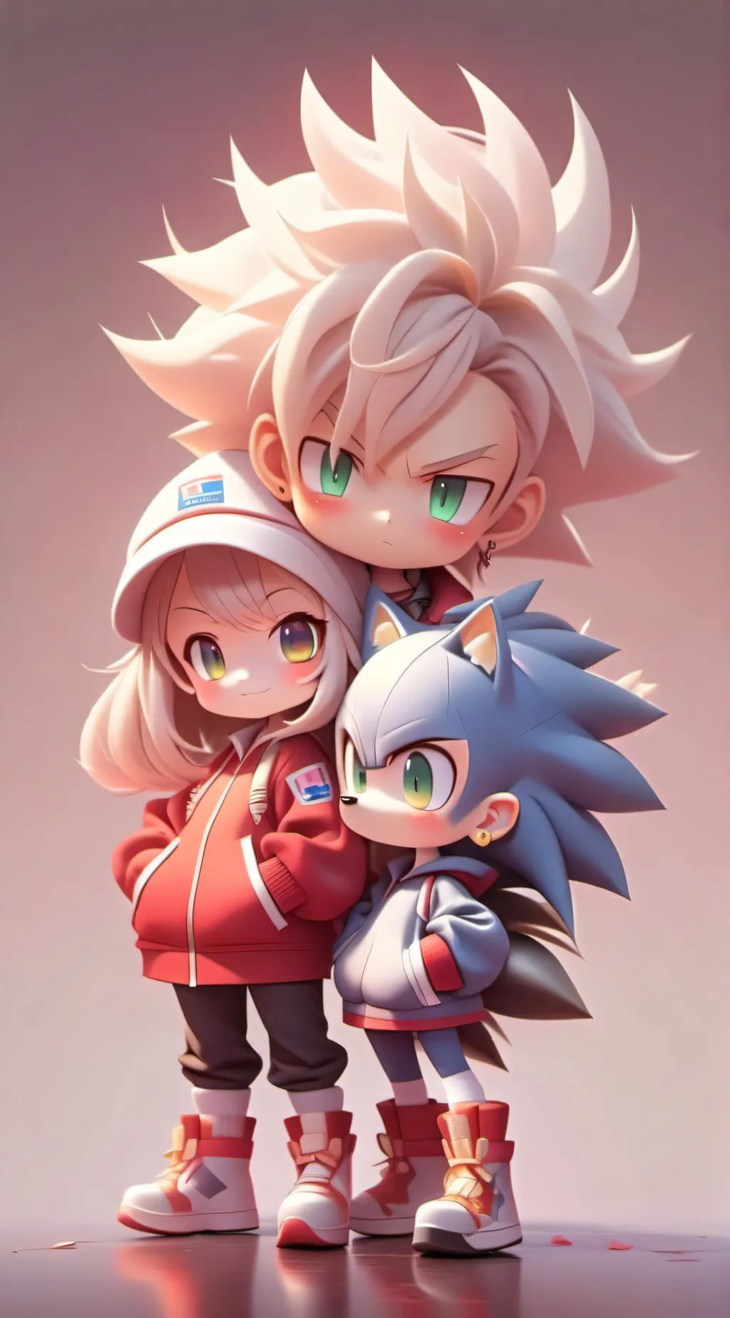 ai character: if sonic and bakug background