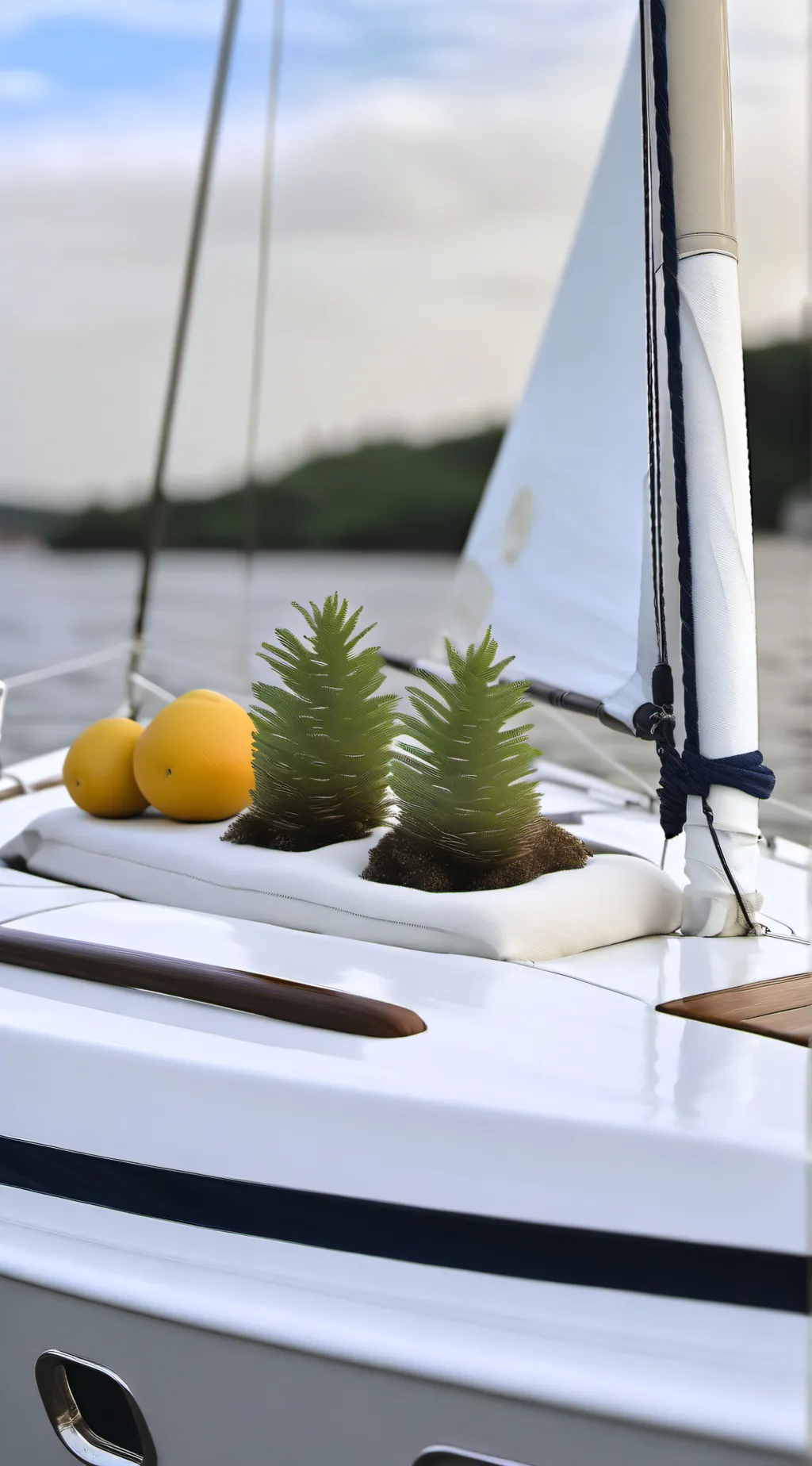 ai character: Mha yacht party  background