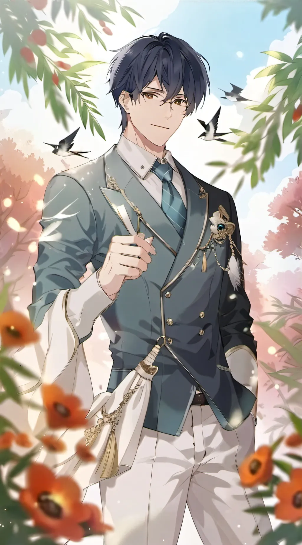 ai character: Tenya Iida_0.1 background