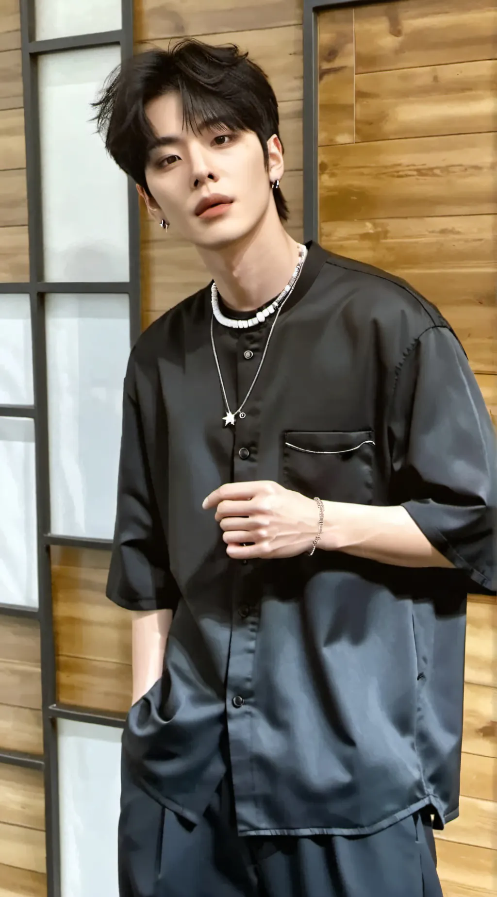 ai character: heeseung  background