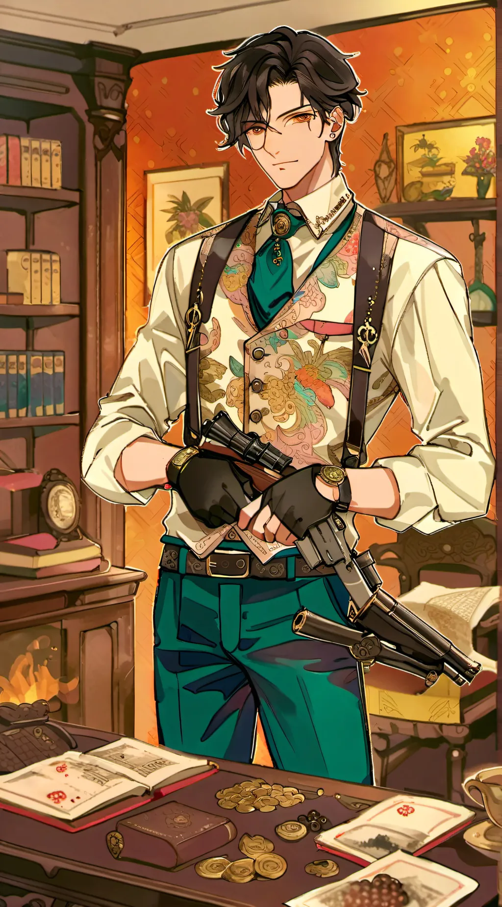 ai character: Nathaniel background