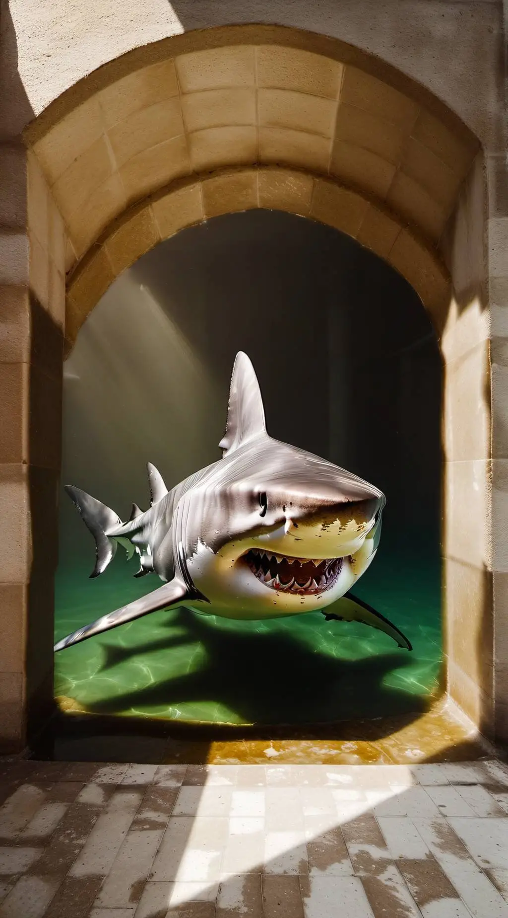 ai character: tiger shark background