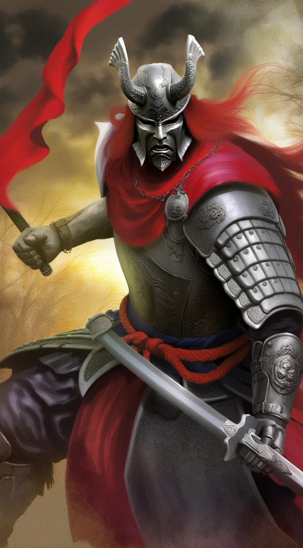 ai character: Shogun  background