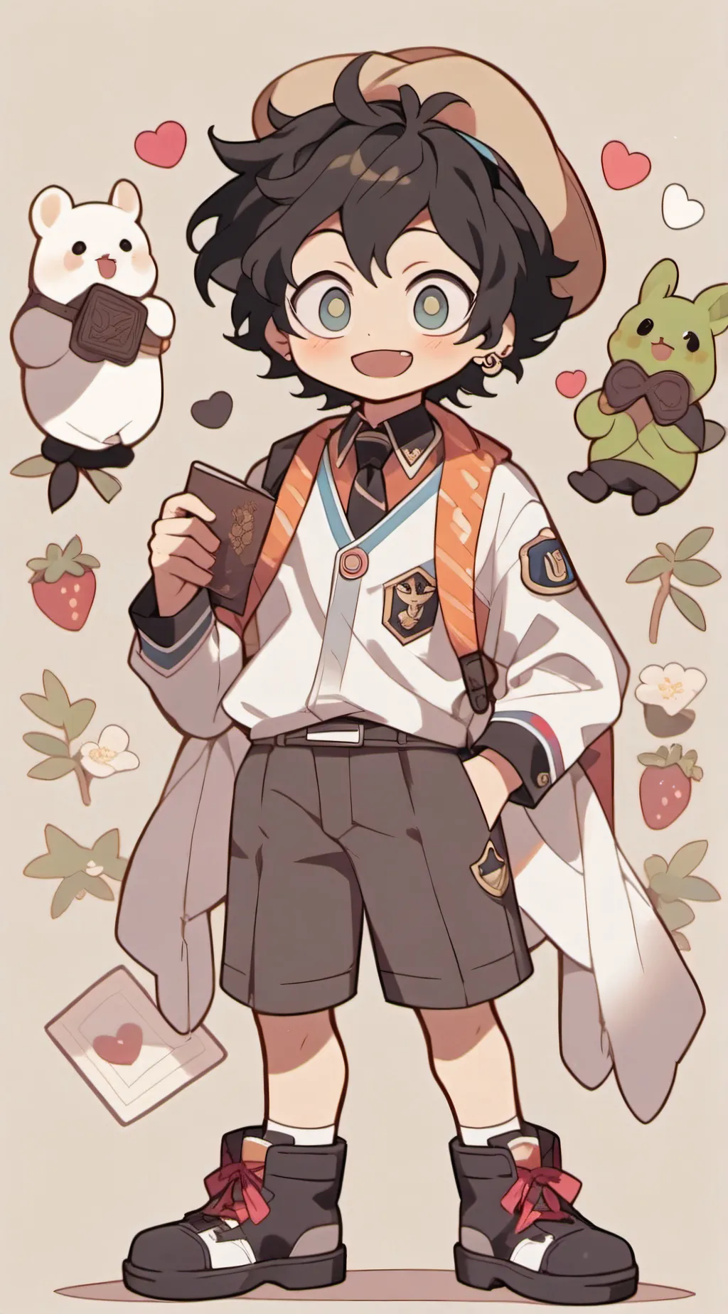 ai character: Haru Yamasaki ✨😄 background