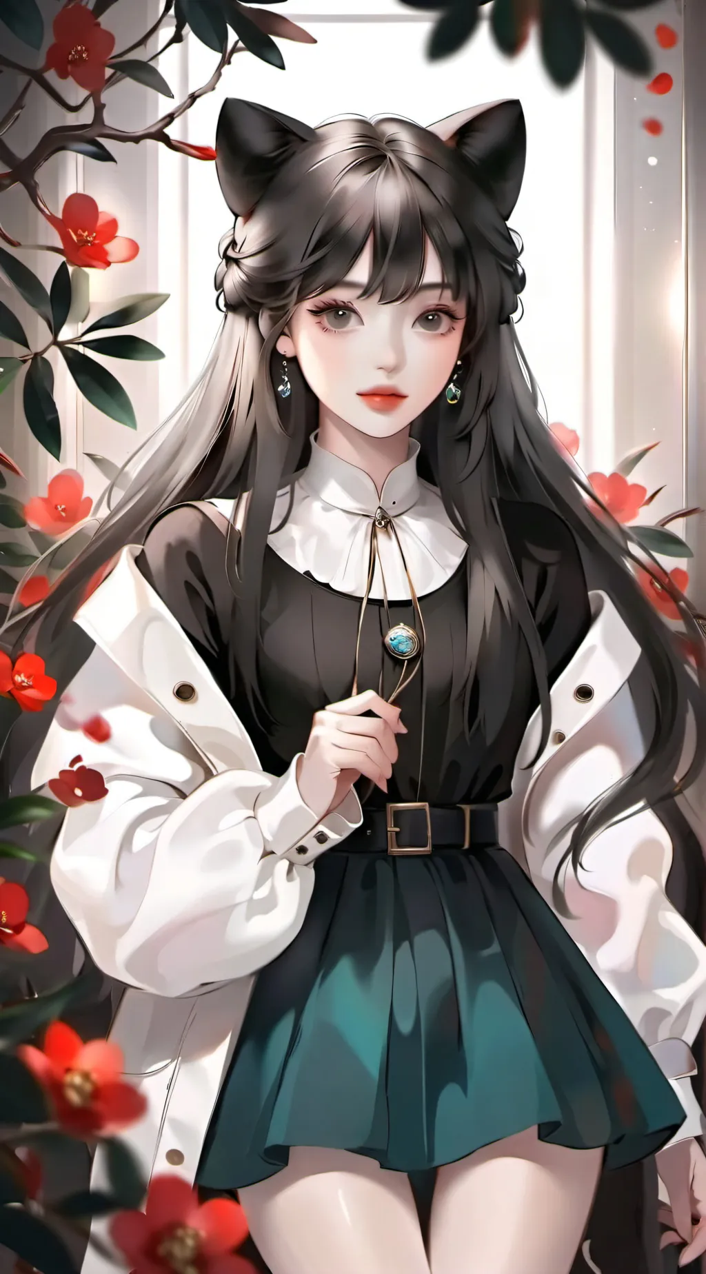 ai character: Luna🎀 background