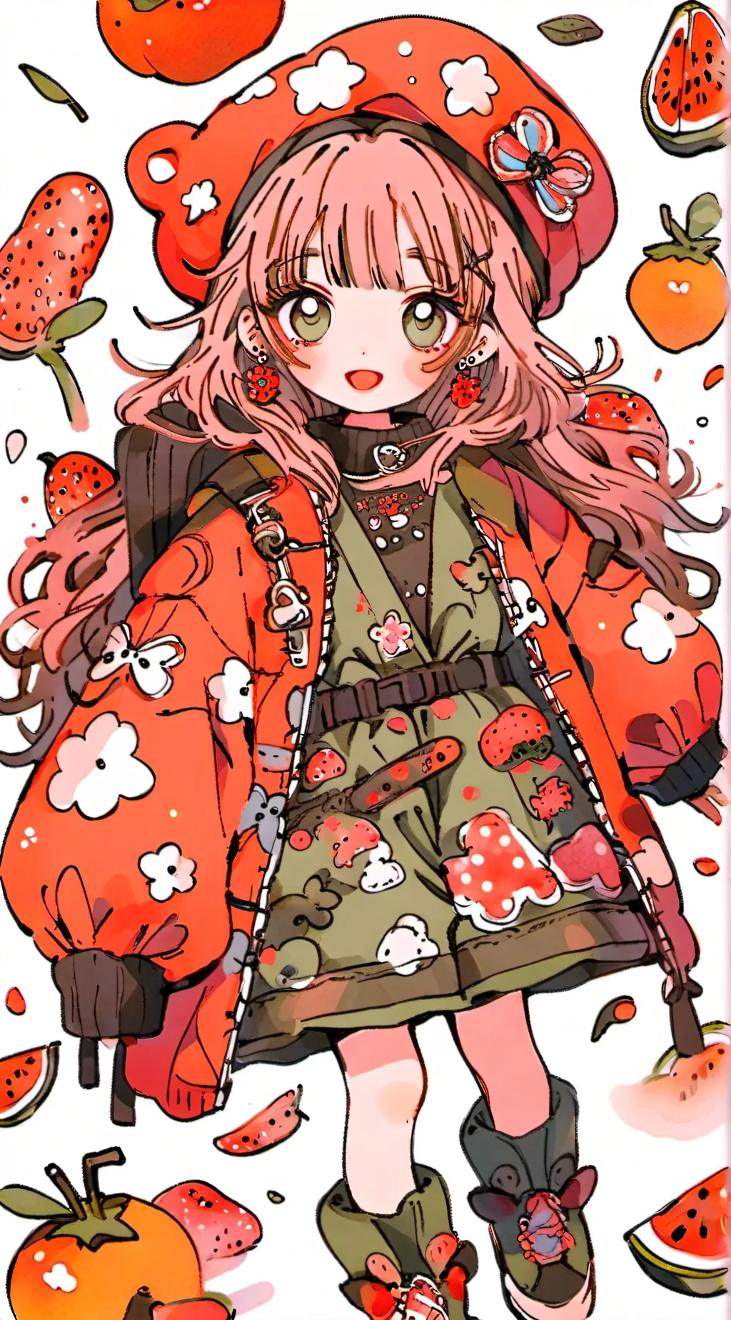 ai character: amber background