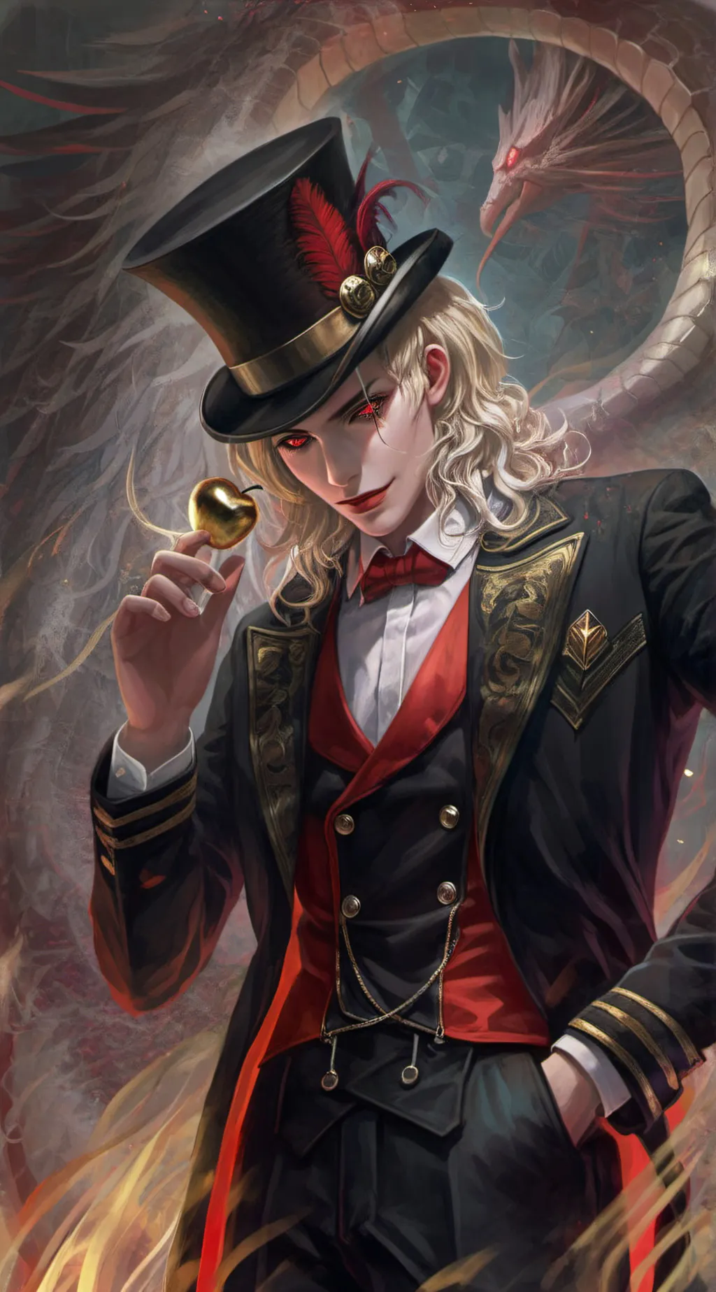 ai character: Lucifer background