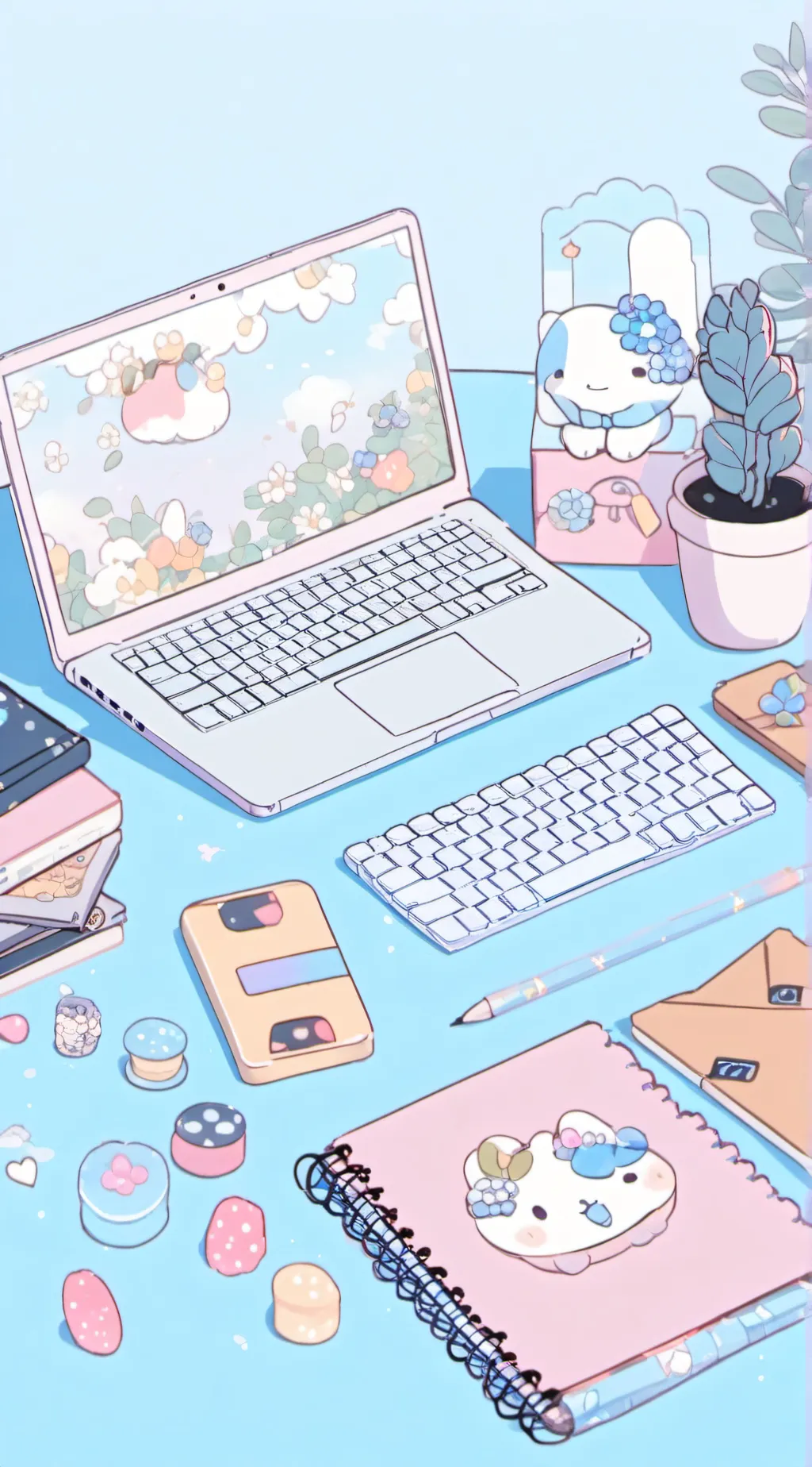 ai character: KInito pet 2.0! background