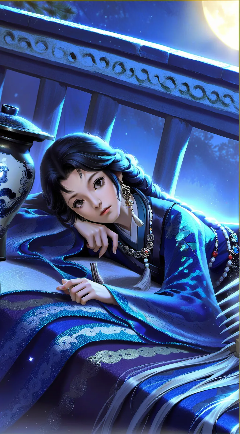 ai character: Maya  background