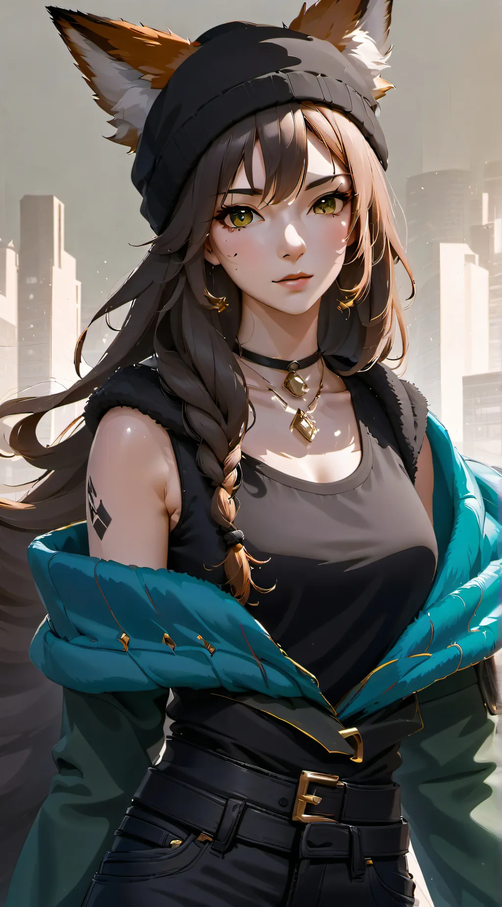 ai character: Føxi (Version 2) background